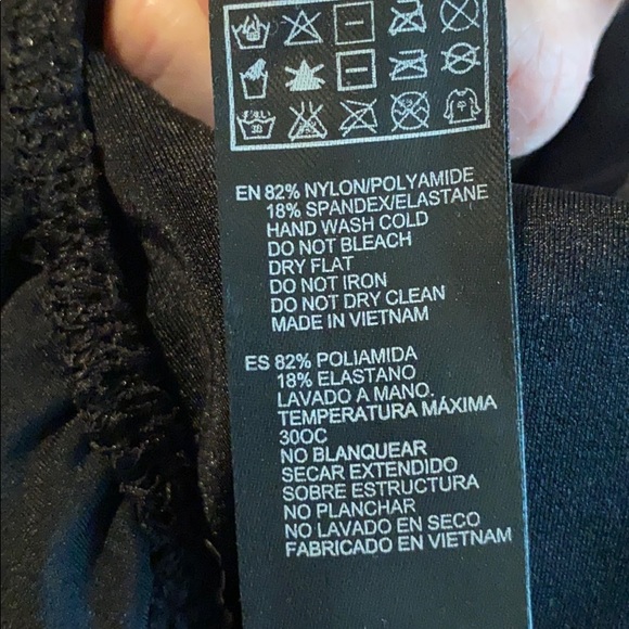 Forever 21 tight black shiny nylon dress - Picture 5 of 6